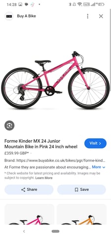 Girls brand new pink bike in Southside, Glasgow Gumtree