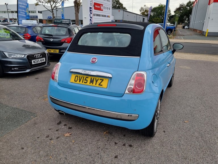 2015 Fiat 500C 1.2 Lounge 2dr [Start Stop] CONVERTIBLE Petrol Manual