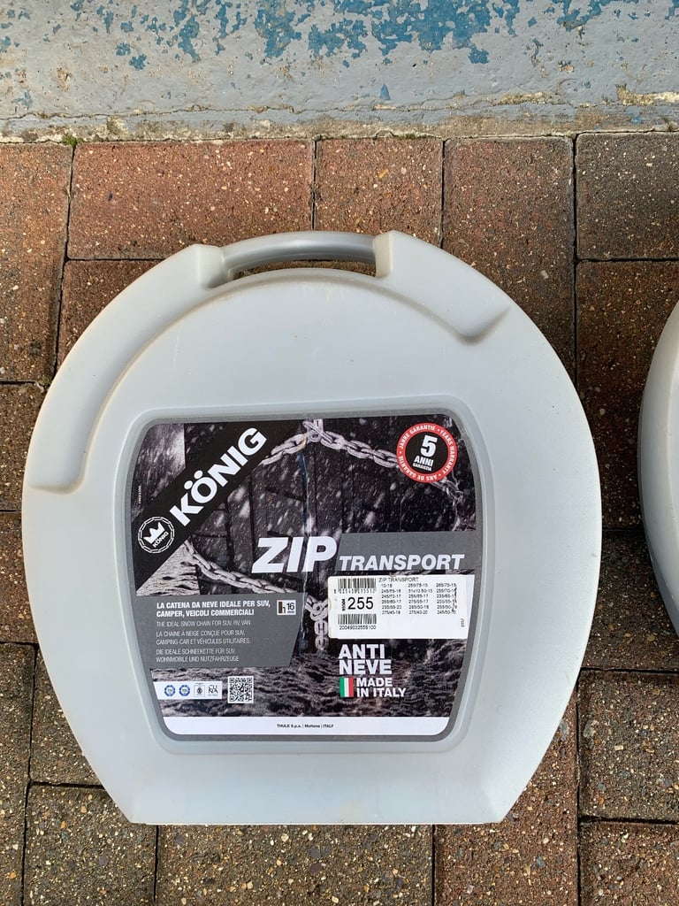 konig zip transport 255 snow chains