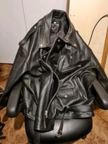 Gone For Fabric, Motorcycle Jacket V. Heavy Leather, please read ad