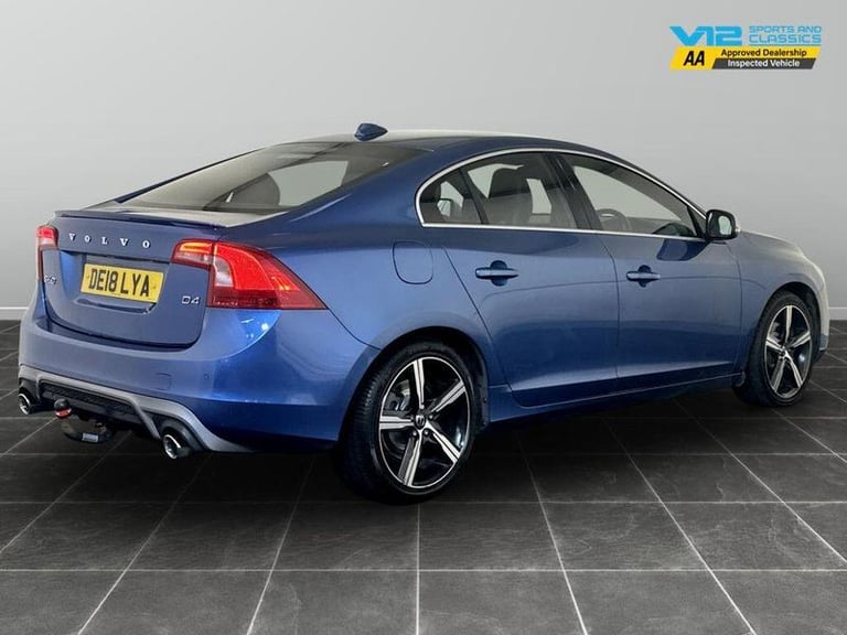 2018 Volvo S60 2.0 D4 R-Design Nav Euro 6 (s/s) 4dr Manual Saloon Diesel Manual