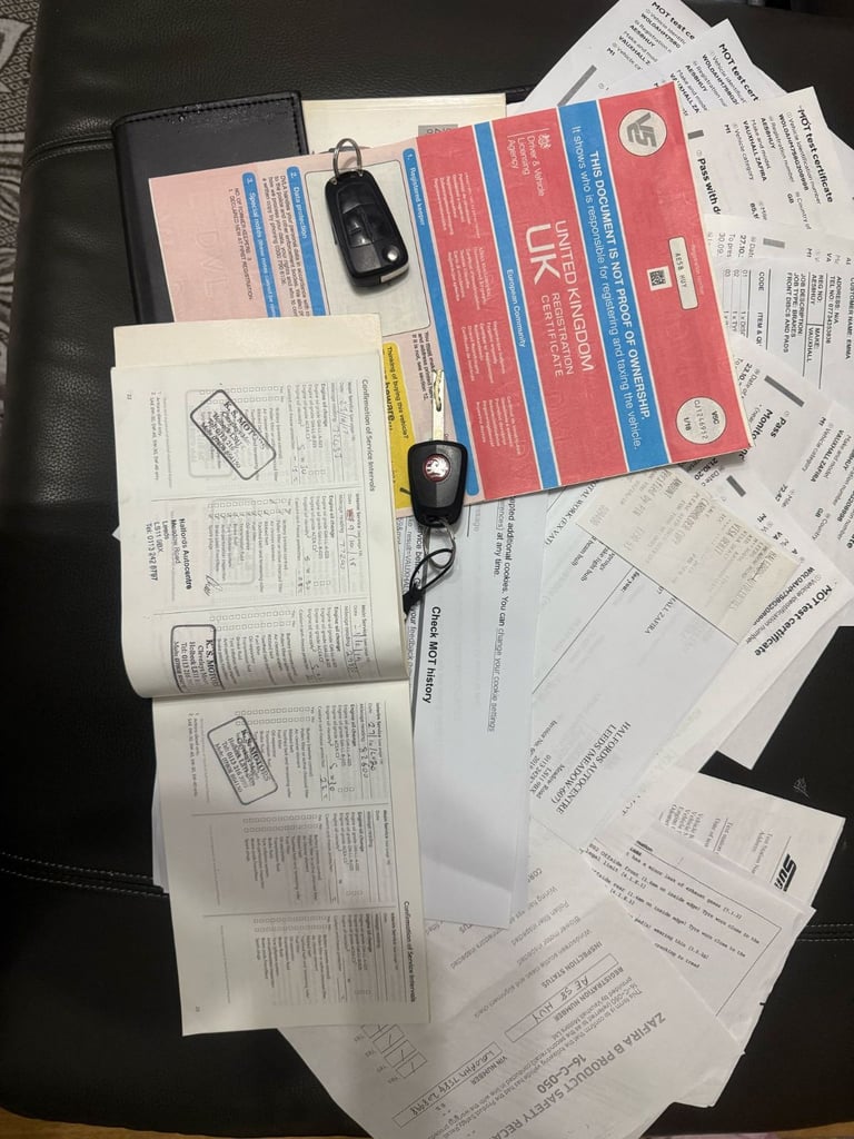 VAUXHALL ZAFIRA 1.6 Exclusive MPV 5 Drs 7-Seater with 11 Months MOT Full-Ser Hist& Low 91K Miles