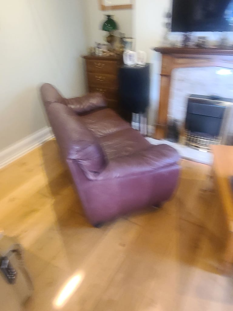 Leather sofas. 2 and 3 seat.