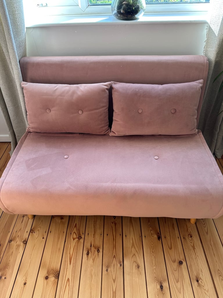 Pink futon bed 