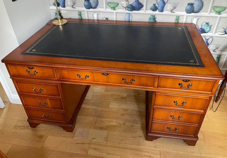 image for Antique Reproduction Desk and matching chair