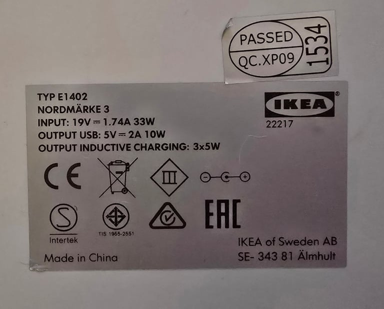 Wireless Charger Triple Pad- Like New