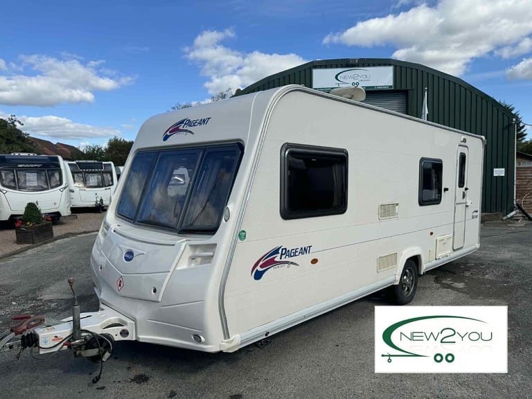 2008 Bailey Pageant Bretagne 6 berth FIXED BUNKS Caravan - STOCK E201