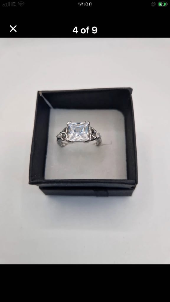 Contemporary Square Cut Ring 