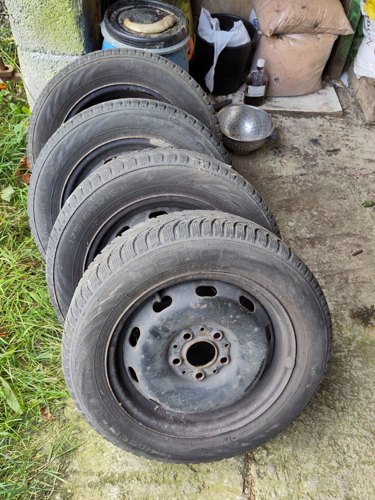 Winter tyres and wheels, 5x112 fit Mini 5-door F55 and others