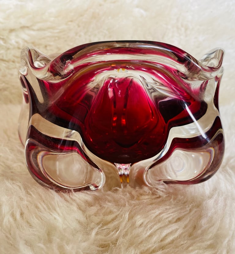 image for Vintage bohemian glass