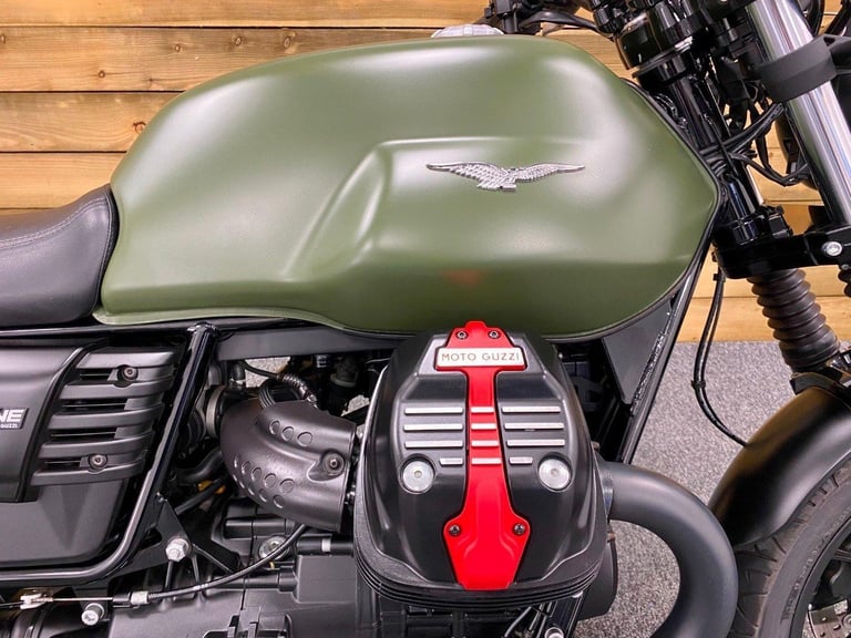 2018 MOTO GUZZI V7 STONE, ONLY 2494 MILES, FSH, COOL ITALIAN RETRO