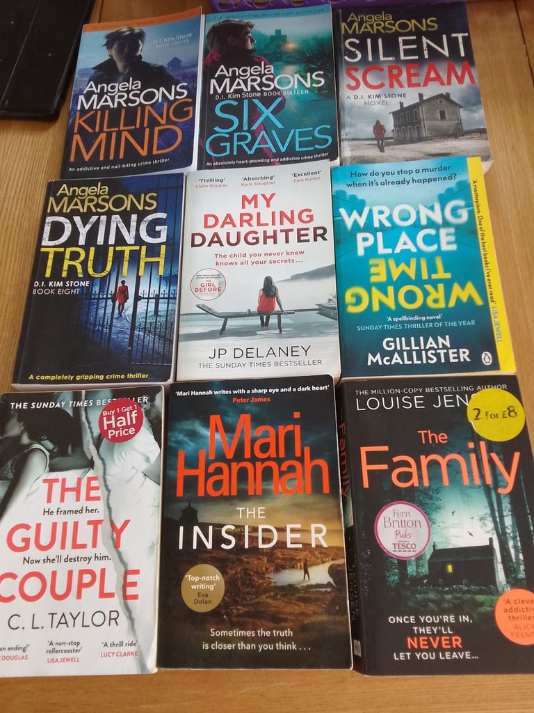 image for Crime and thriller books 