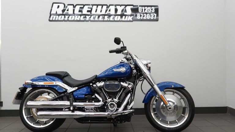 HARLEY-DAVIDSON FAT BOY 114 1868cc 2022 22reg Blue only 7,127 Miles 