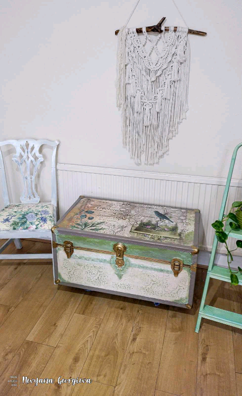 Coffee Table Trunk Storage box Furniture 