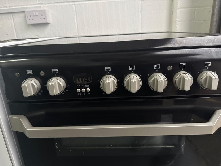 Indesit Electric Double Cooker – Black - Free Same Day Delivery 