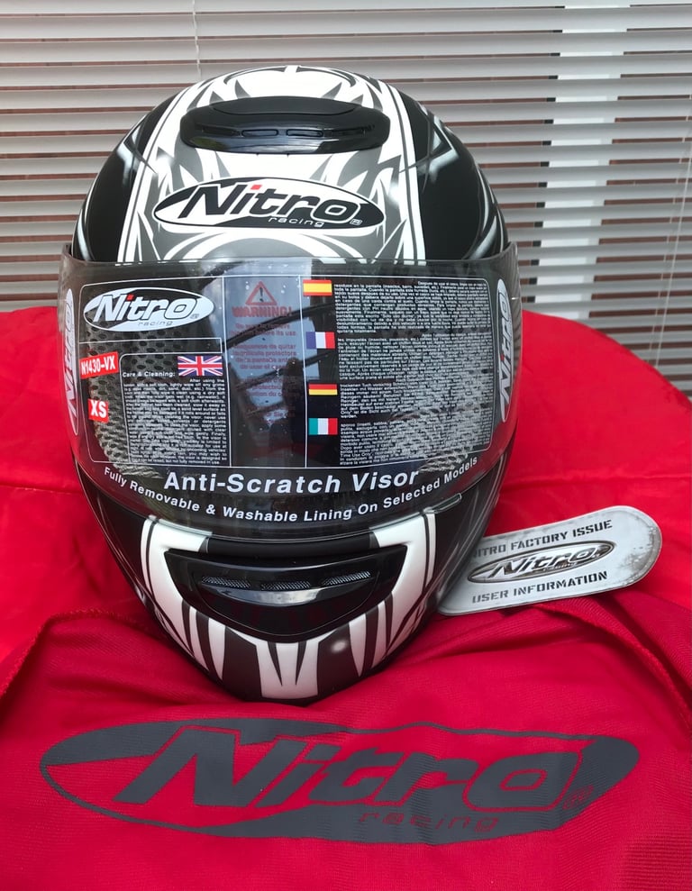 image for Brand New ‘Nitro’ Ladies Motorcyle Helmet XS