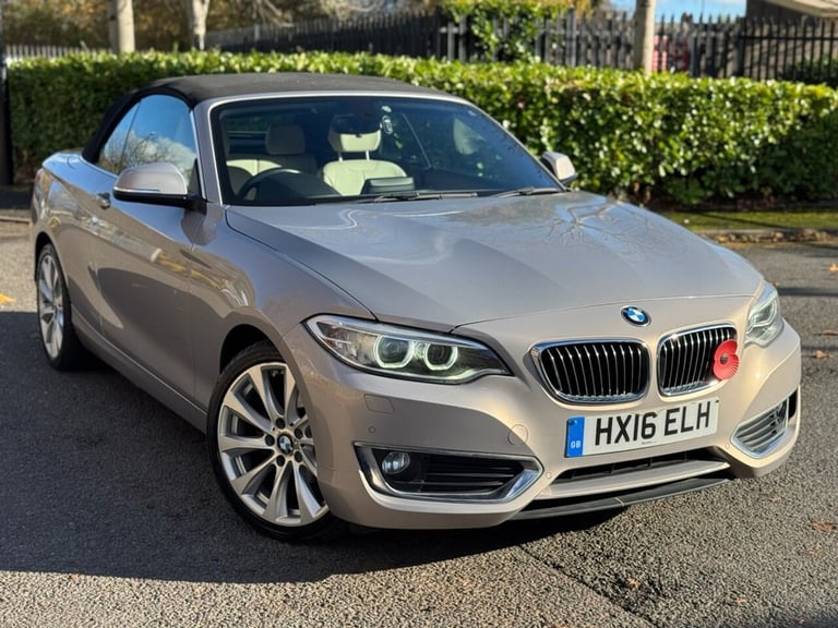 2016 BMW 2 Series 218d [150] Luxury 2dr [Nav] Step Auto CONVERTIBLE DIESEL Automatic
