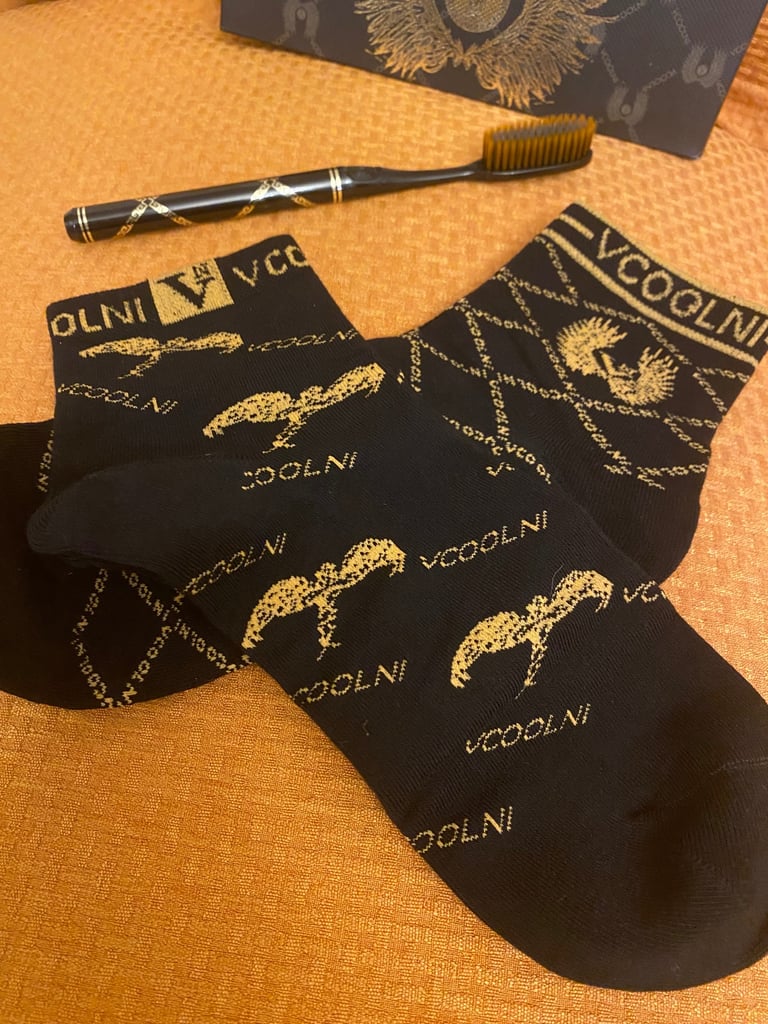 Black and gold men’s accessories 