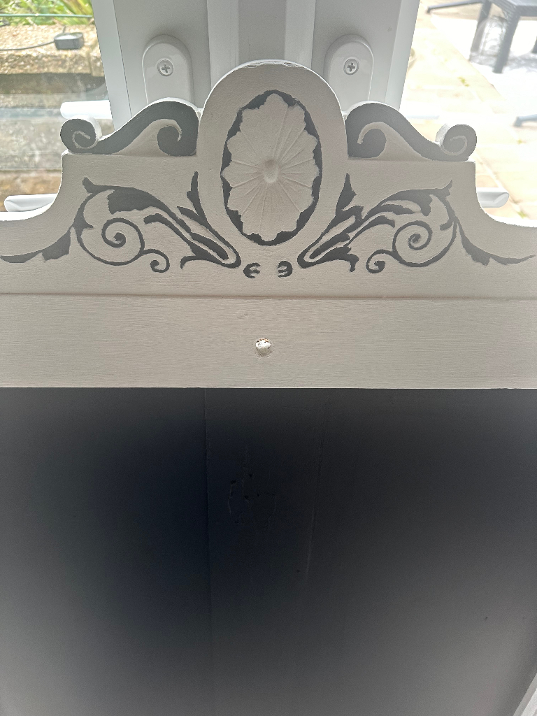 VINTAGE FRENCH ALL TIMBER CHALKBOARD