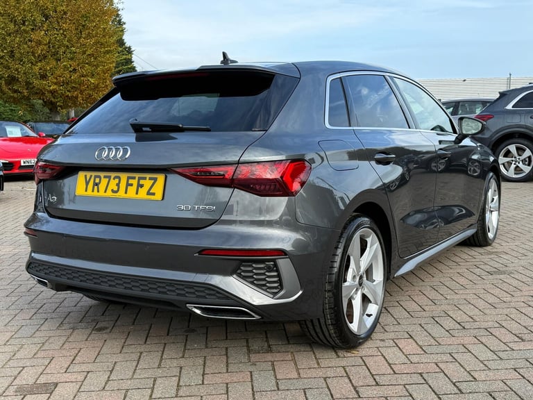 2023 Audi A3 1.0 TFSI 30 S line Sportback 5dr Petrol Manual Euro 6 (s/s) (110 ps) HATCHBACK Petro...