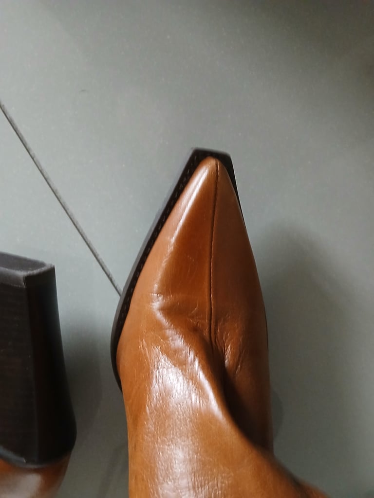 Asos long leather boots