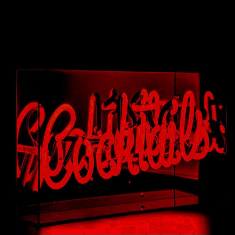 GENUINE GLASS-TUBE SHED PUB & HOME BAR NEON SIGNS: - PUB SHED, HOME BAR, MAN CAVE, WOMAN CAVE