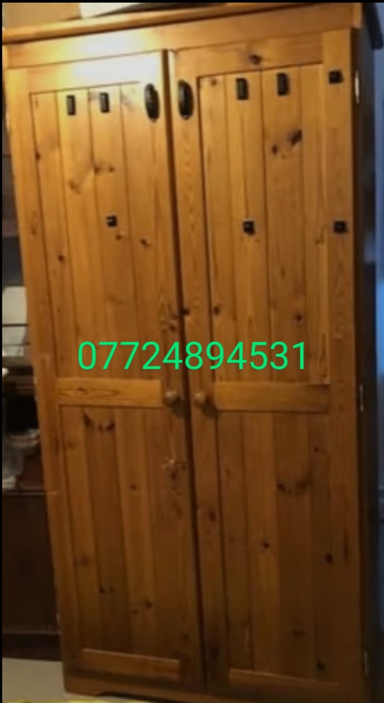 Solid pine wardrobe can deliver 