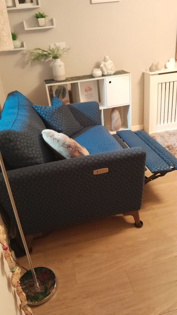 DFS Large love seat / snuggle electric relaxer