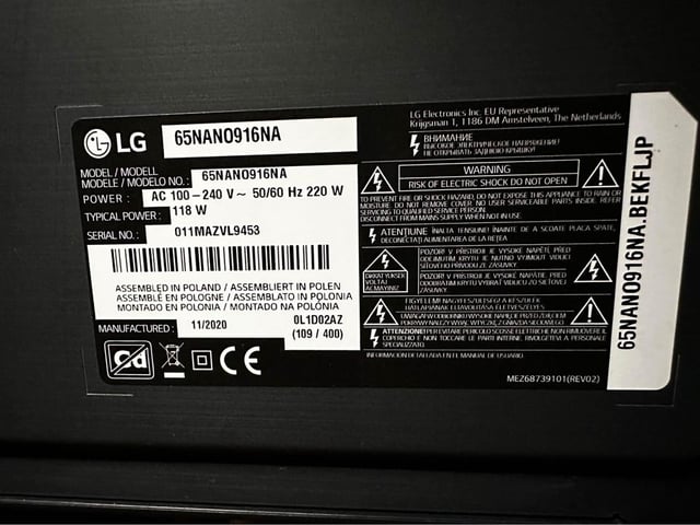 LG 65 NANO916 4K TV | in Chingford, London | Gumtree