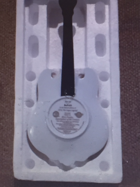 RARE: Elvis Guitar Plate '1974 The Superstar' Entertainer of Century *AS NEW*