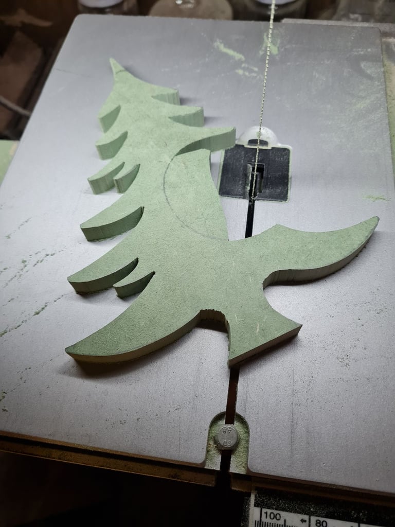 Handmade Christmas Tree Ornamental Decoration With Bauble