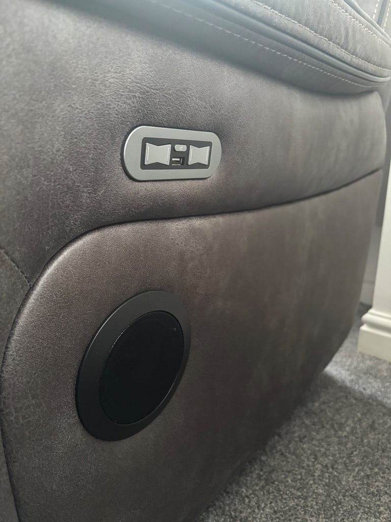 DFS New Vision 3 seater & 2 seater sofas with pouffe