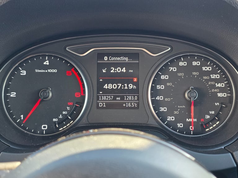 2013 Audi A3 2.0 TDI Sport 5dr S Tronic Automatic  HATCHBACK Diesel Automatic