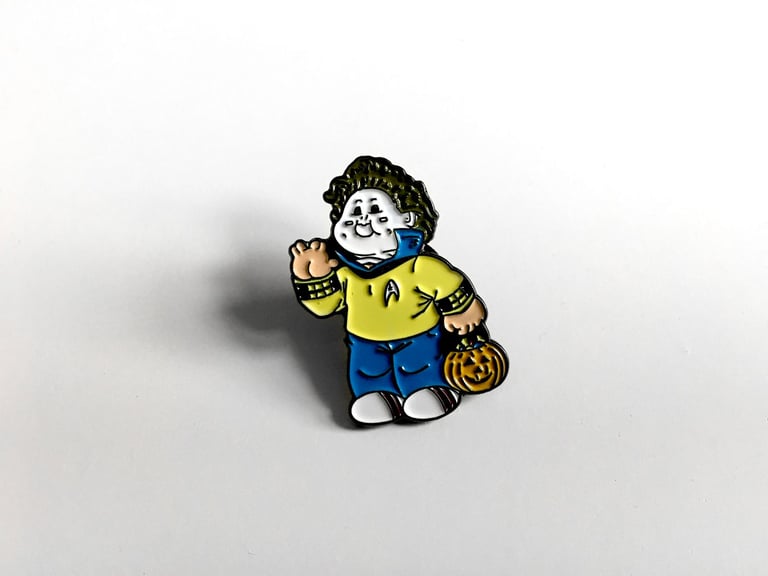 image for Hard to find - Horrible Kids / Garbage Pail Kids - Pin Badge Star Trek Halloween Horror