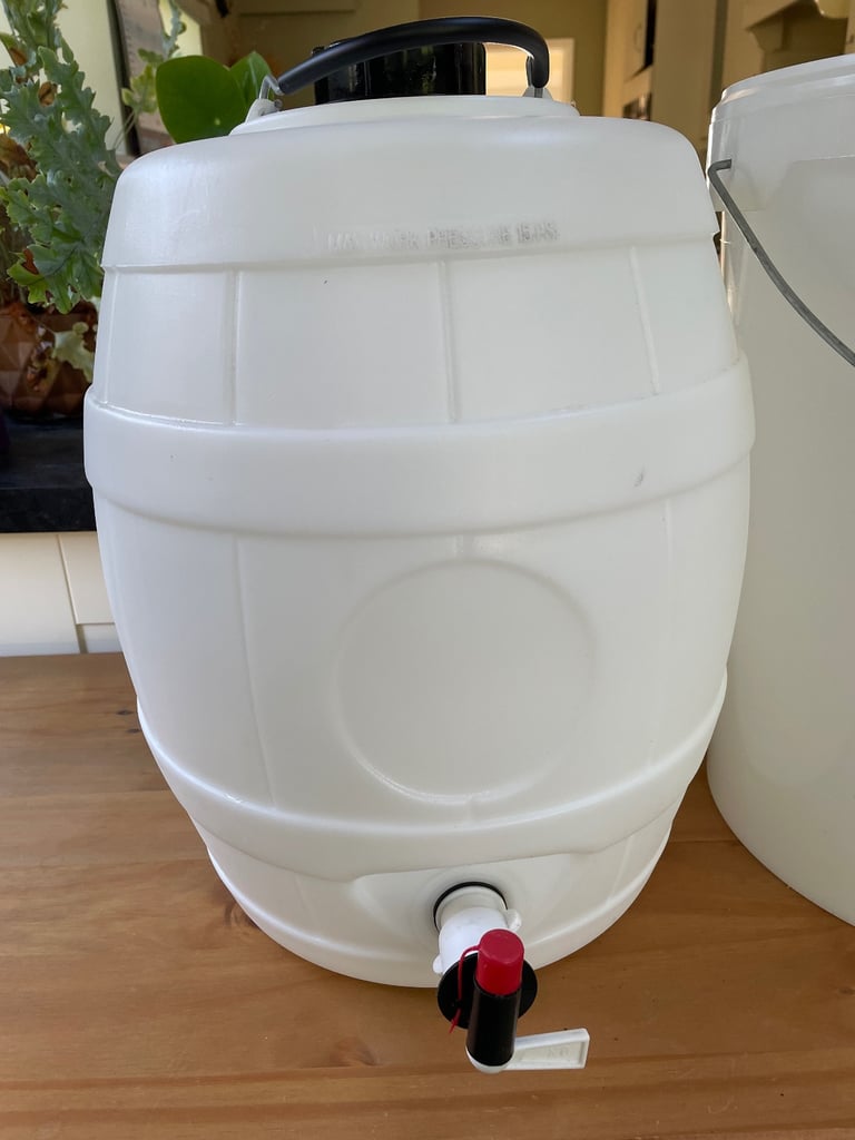 Brewing Bucket and Barrel
