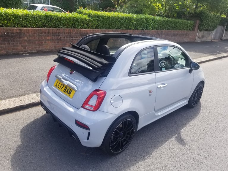 Fiat Abarth, 595, Convertible, 2017, turbo tints alloys campovolo grey