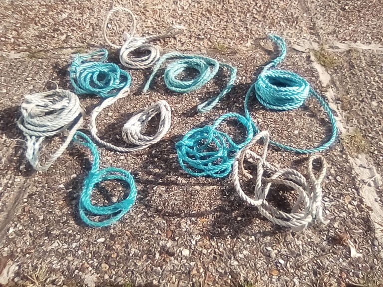 image for Selection of lengths of strong builders rope - £3 the lot.