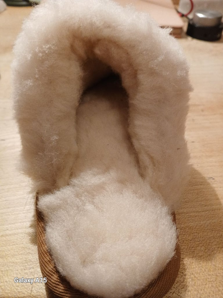 Sheepskin slippers