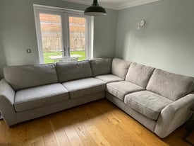 Large Grey Corner Sofa (DFS Sophia - Left Hand Facing)