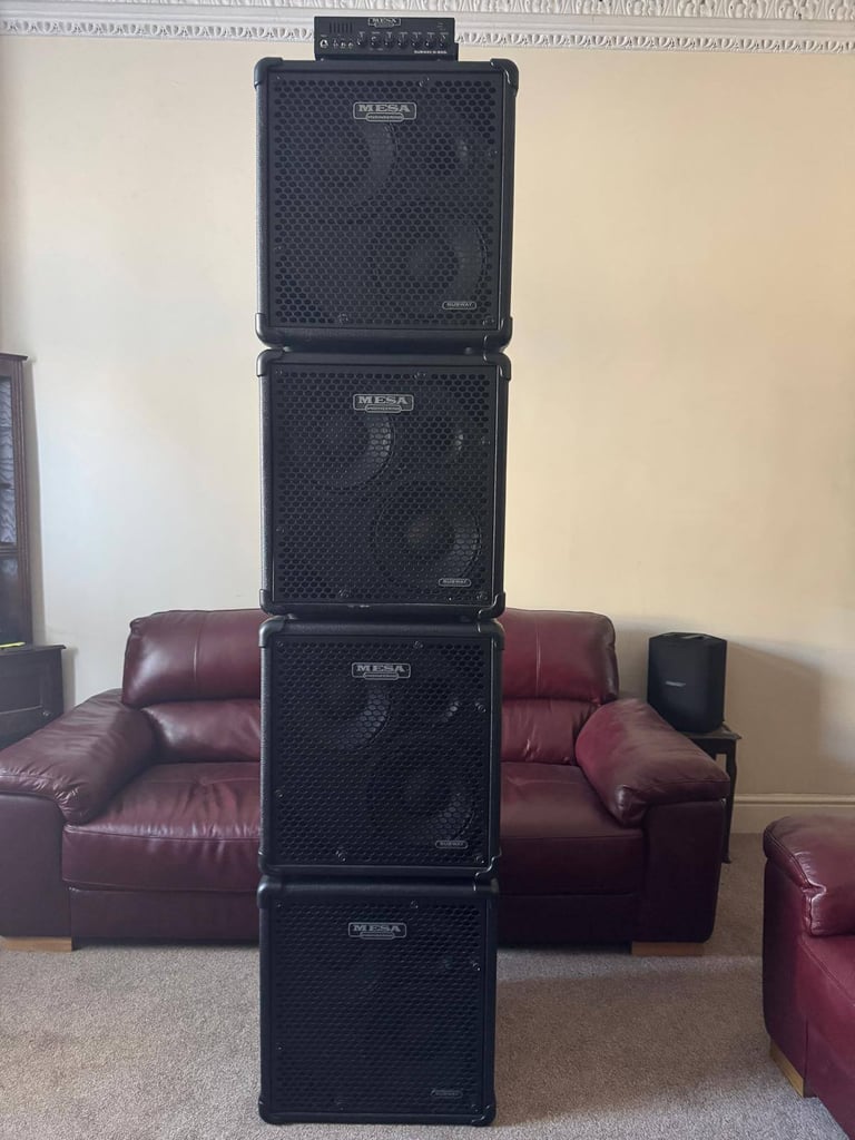 800w Mesa Boogie Subway D800 Bass Amp with Superlight Cabs