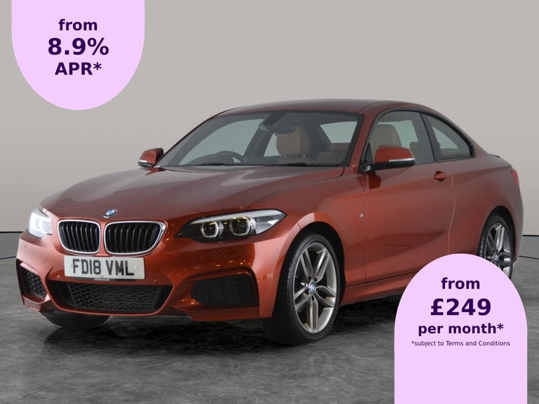 image for 2018 BMW 2 Series 1.5 218i M Sport Coupe 2dr Petrol Auto Euro 6 (s/s) (136 ps) - HEATED LEATH Cou...