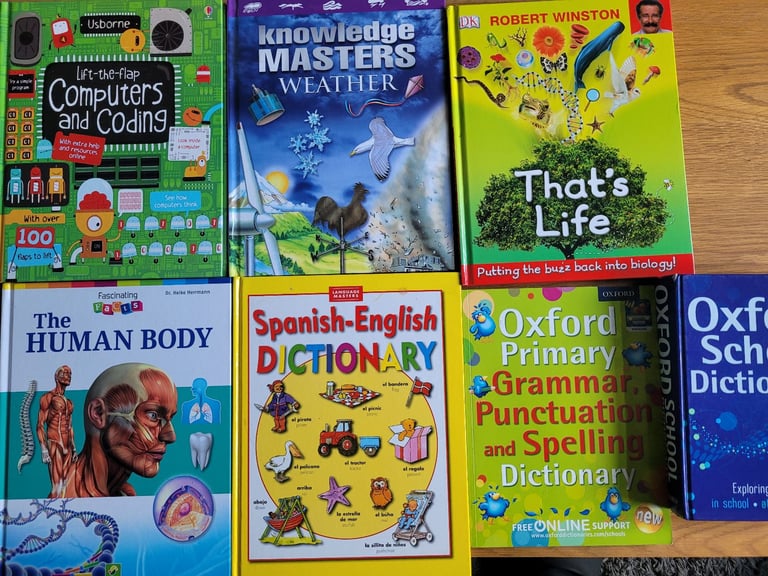 Educational books / Biology / Weather / Body / Spanish