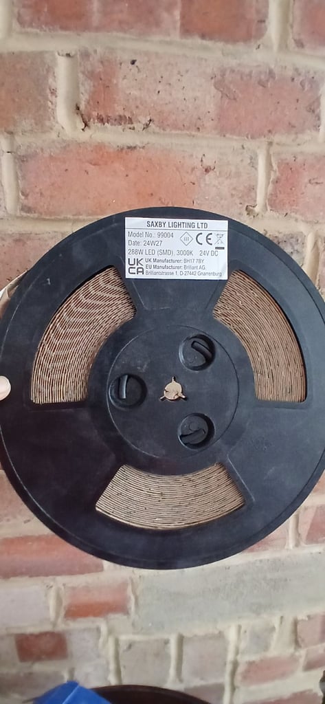 Saxby Orion20 indoor LED tape, 30m reel. IP65, 3K