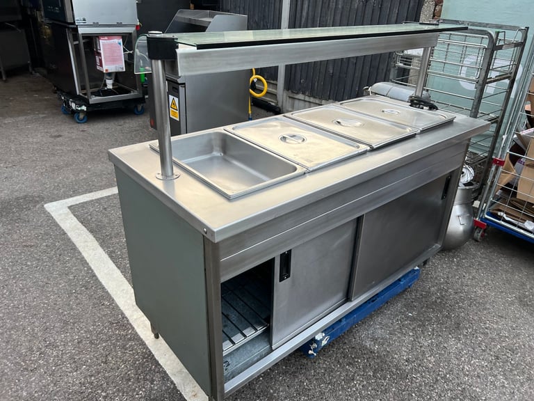 HOT FOOD DISPLAY BNAIN MARIE  UNDER HOT CUPBOARD CATERING COMMERCIAL  KITCHEN 