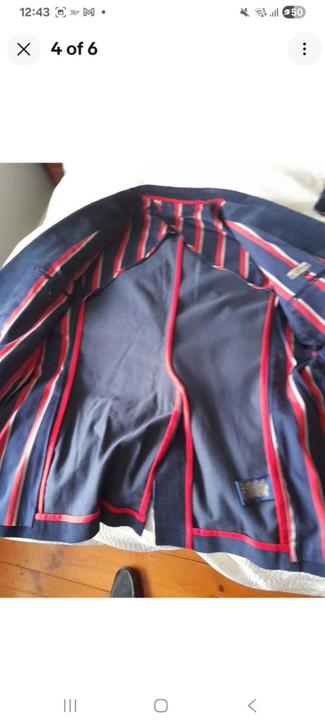 RALPH LAUREN POLO JEANS NAVY JACKET 44R
