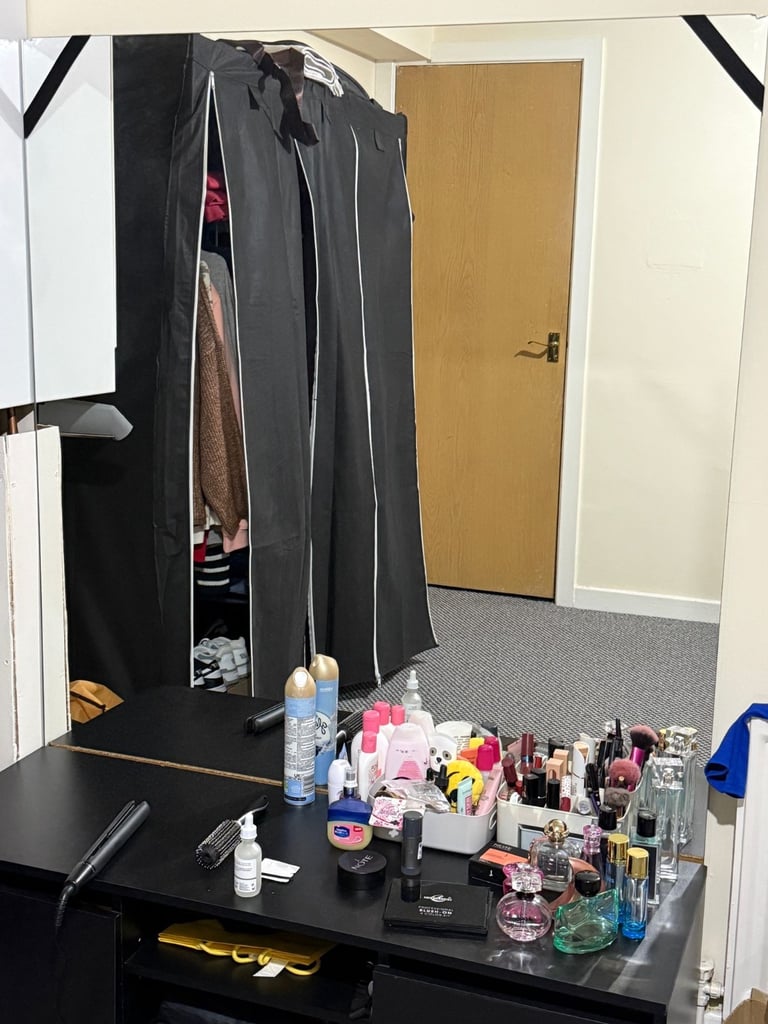 image for Big mirror with table