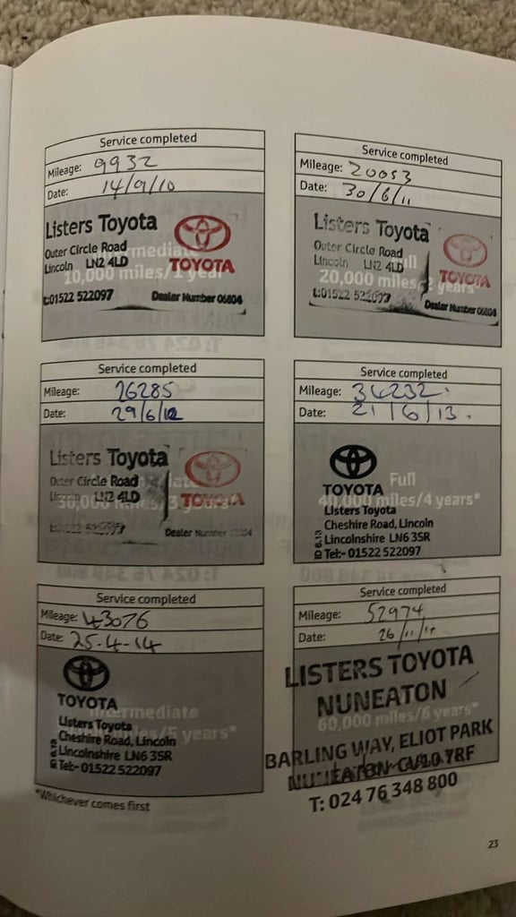 Genuine Mileage Toyota Prius 2009 (59 Plate) – Hybrid – £0 Tax – FSH