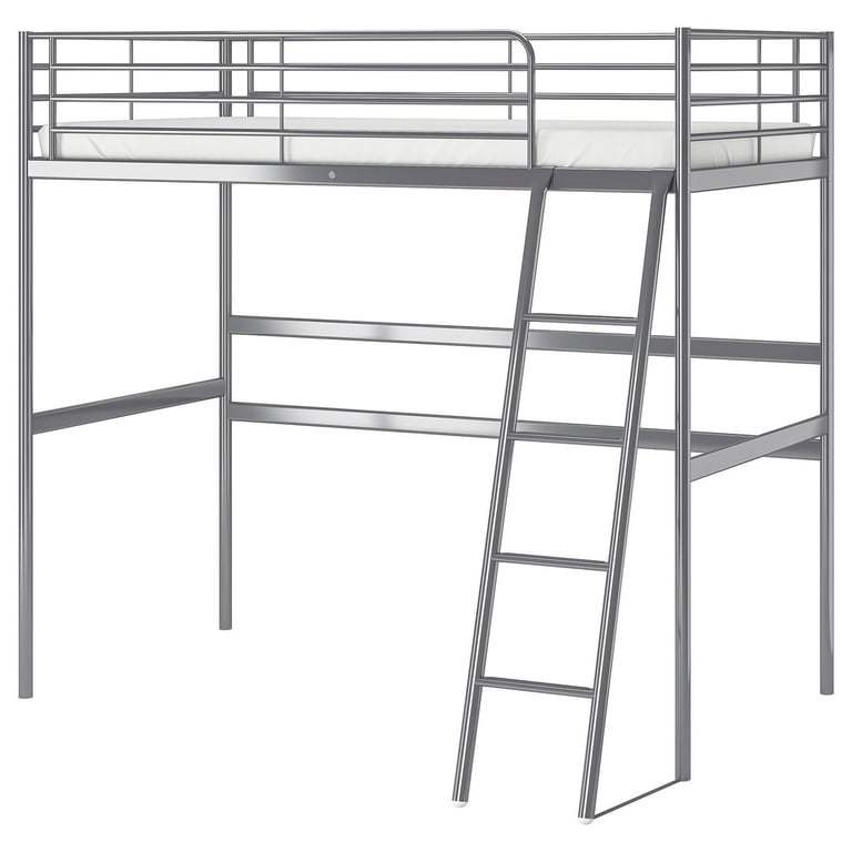 image for Ikea svarta loft bed frame / high bed.