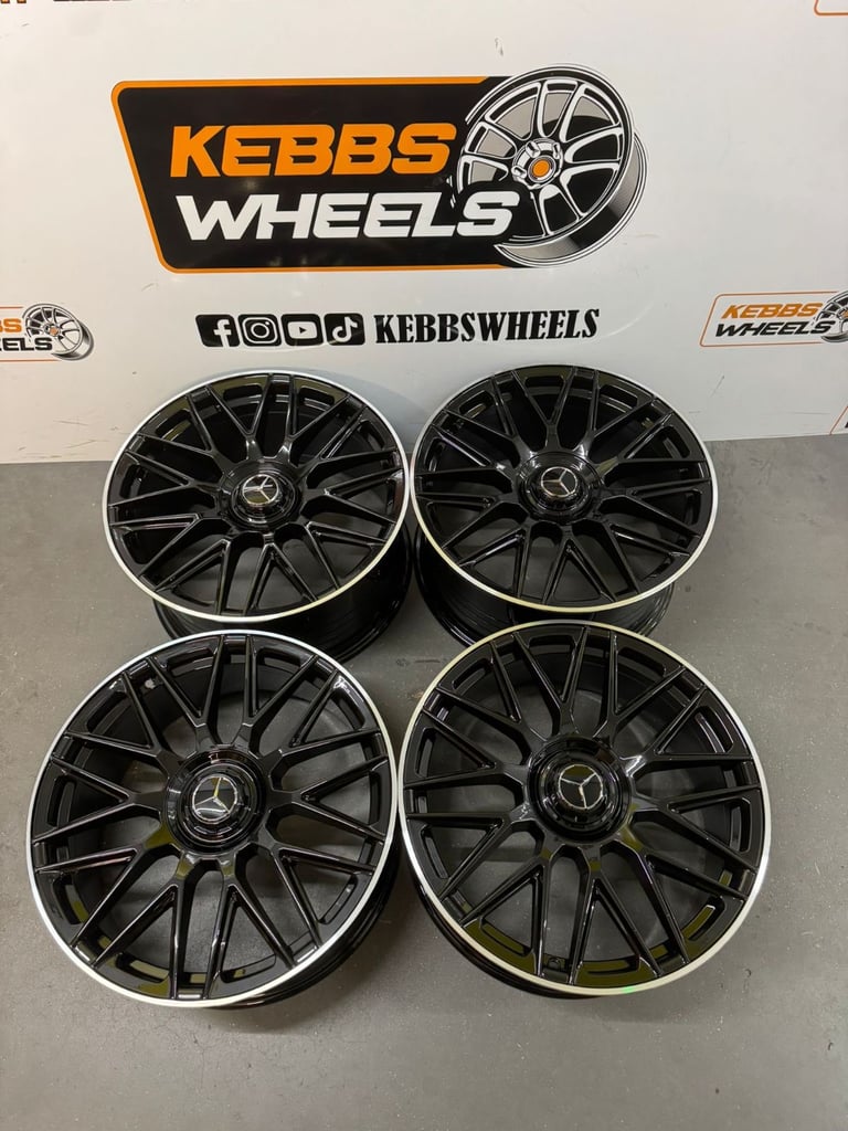 19" MERCEDES C63 AMG MULTISPOKES REPLACEMENT ALLOY WHEELS C CLASS E CLASS S CLASS 