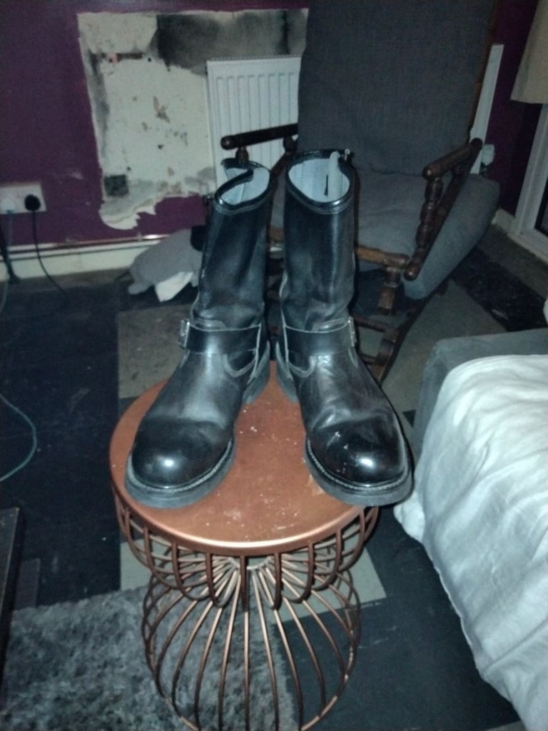 Hermon survivor motorcycle boots size ten 